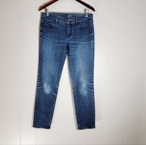 4/$20 Ann Taylor Loft Modern Skinny Low Rise Blue Jeans Size 6